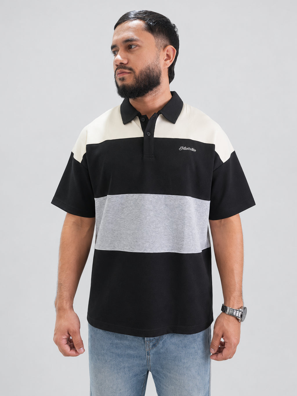 Polo Motivate Tricolor