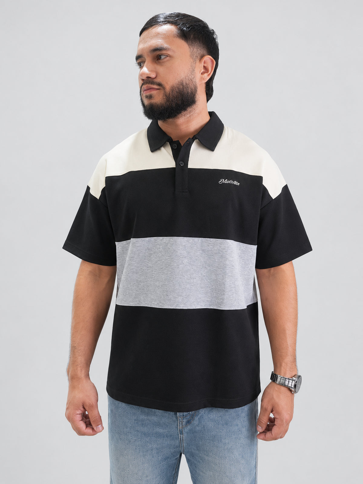 Polo Motivate Tricolor