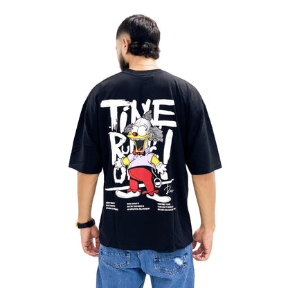 Camiseta Oversize Time Runn