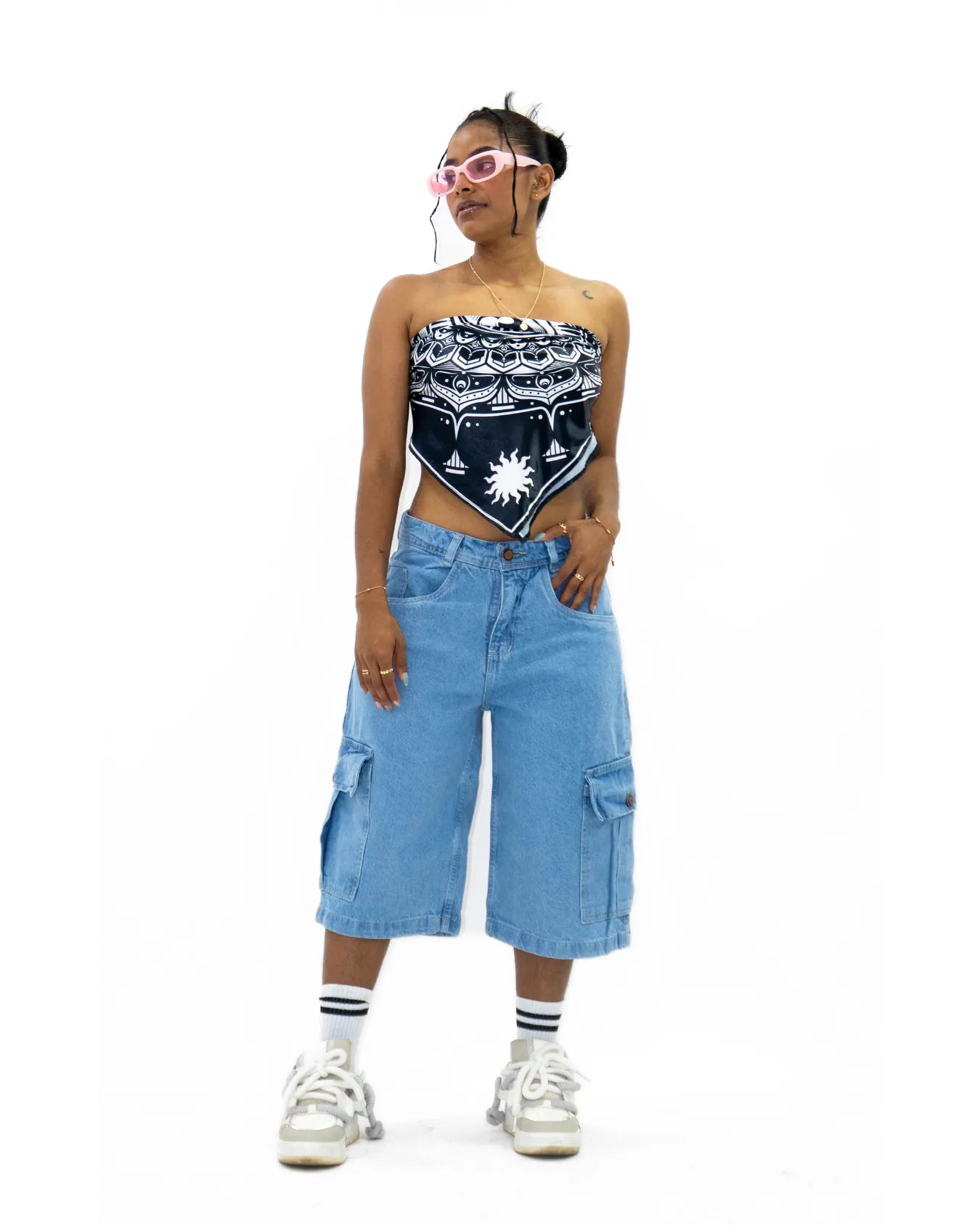 Bermuda Cargo Jorts Cerulean