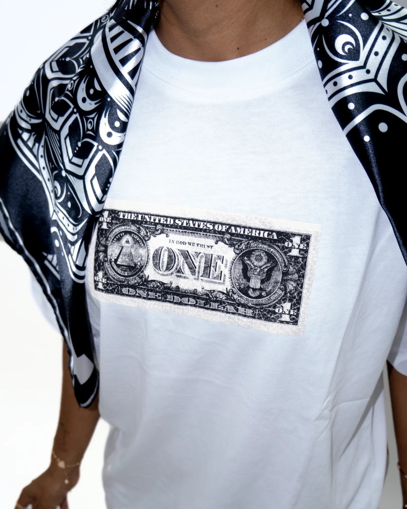 Camiseta SS1 Eye of Providence Blanca
