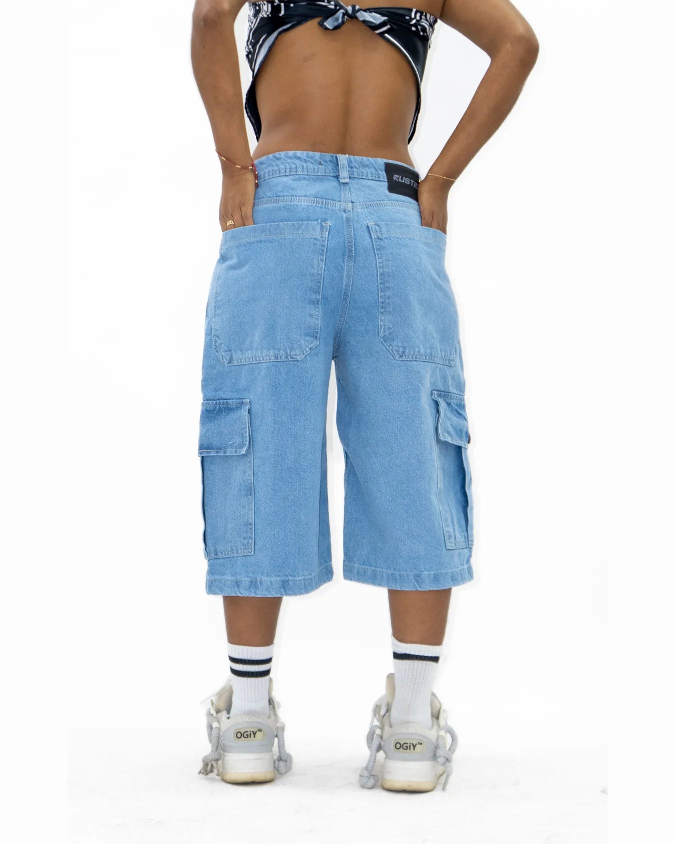 Bermuda Cargo Jorts Cerulean