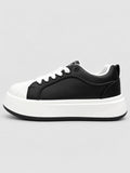 Tenis Urbanos Bicolor Blanco y Negro