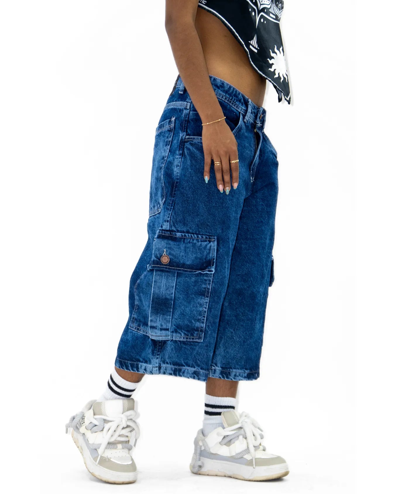 Bermuda Cargo Jorts DEEP BLUE