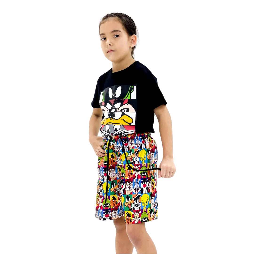 Conjunto Niño Playero Looney Tunes