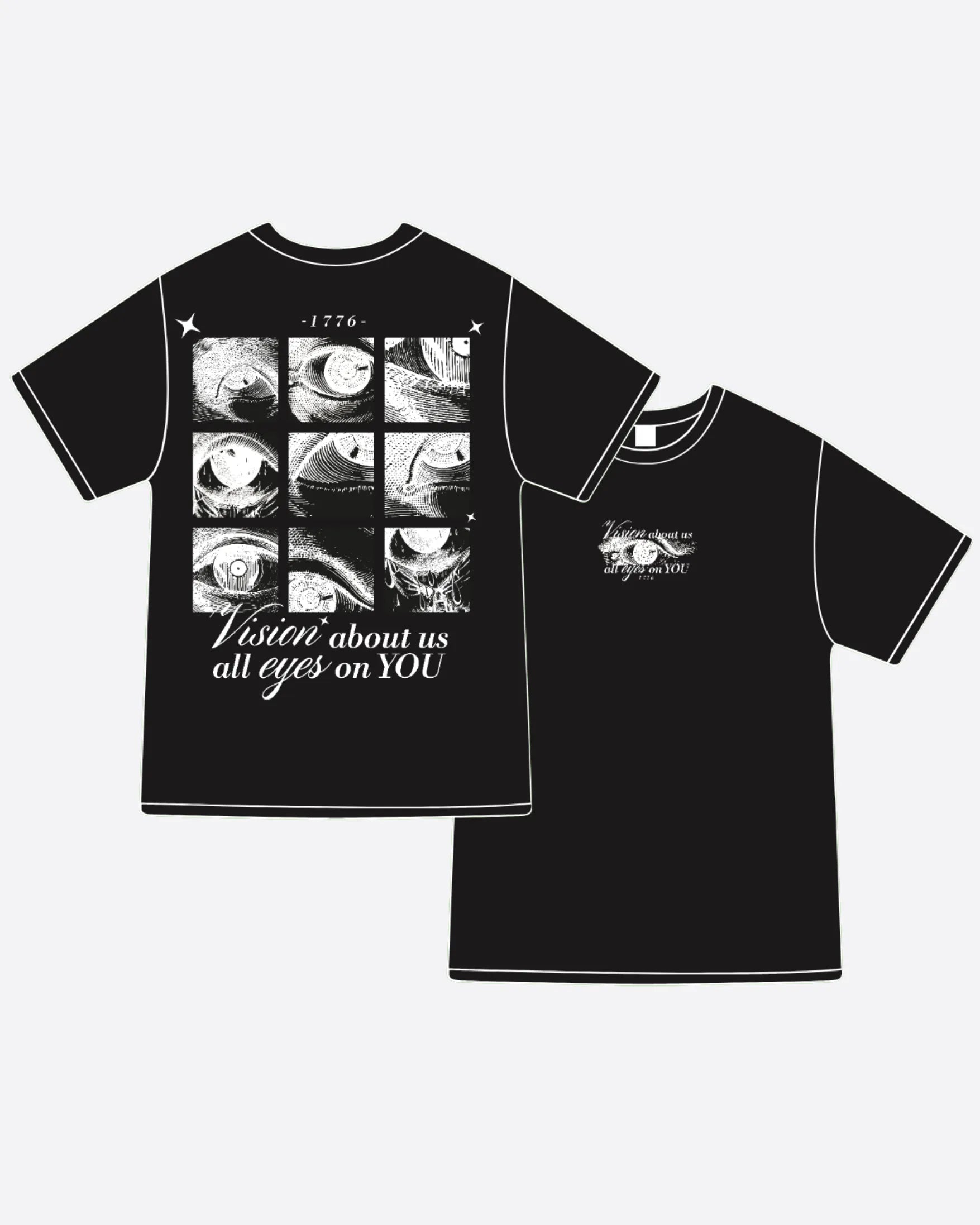 Camiseta SS1 All Eyes On You Negro