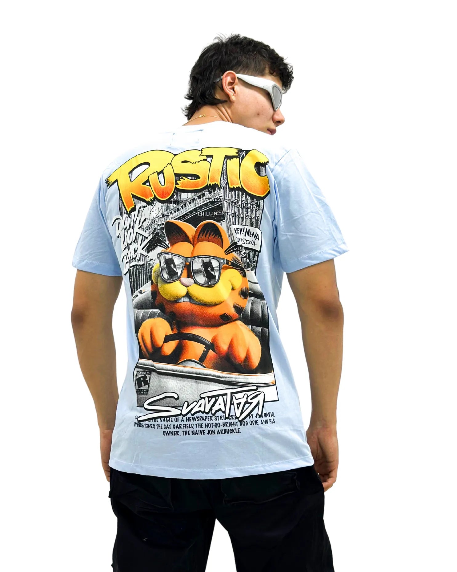 Camiseta Urbana Garfield Word