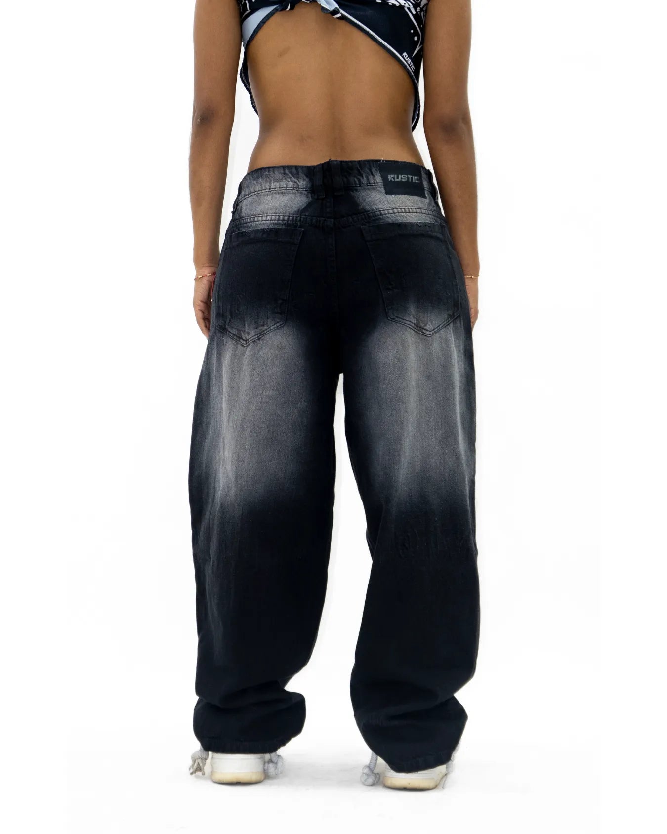 Jean Baggy BASIC BLACK WASHED