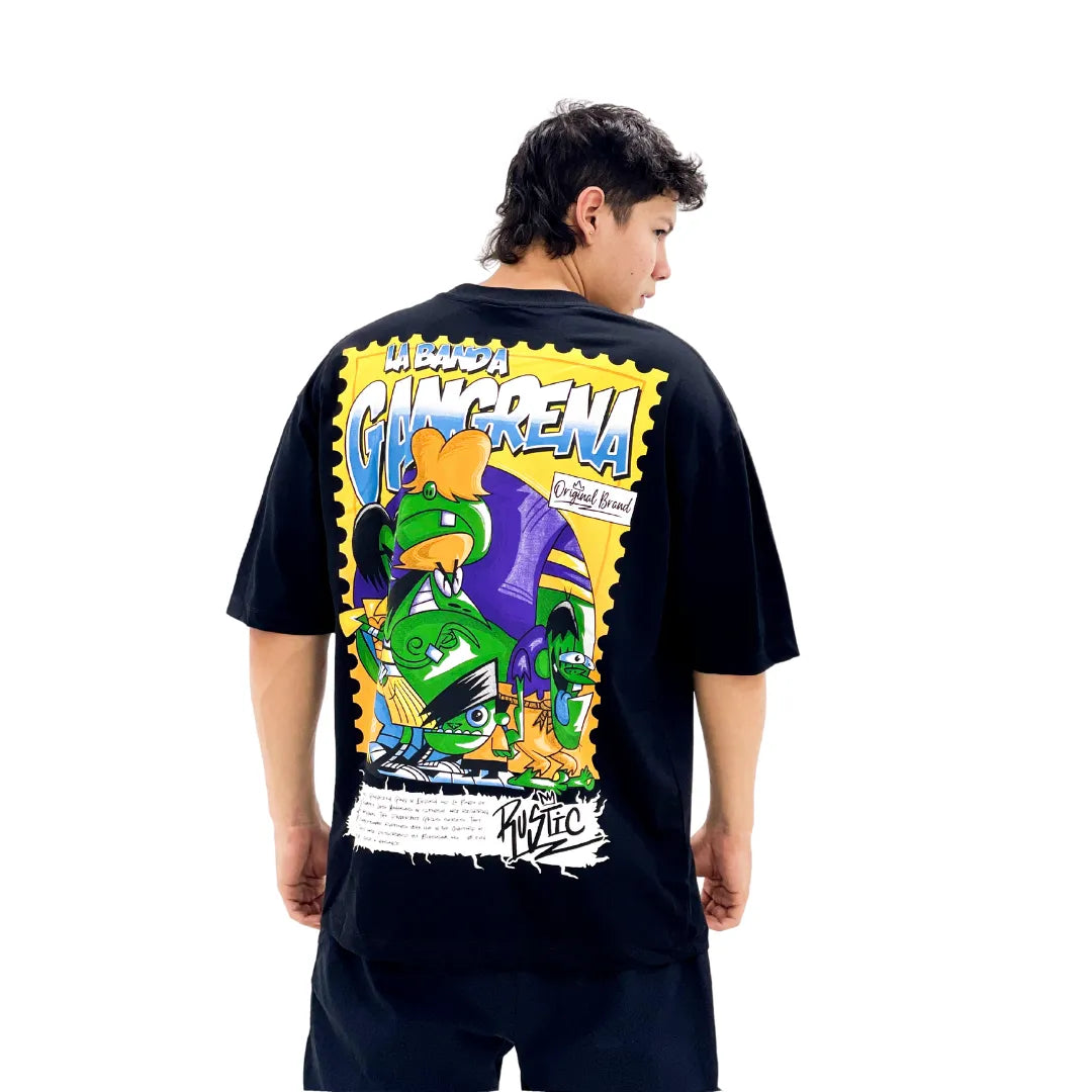 Camiseta Oversize Banda Gangrena