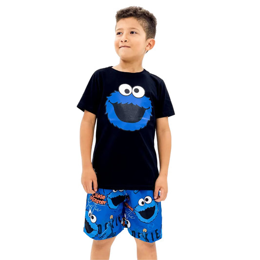 Conjunto Niño Playero Cookie Monster