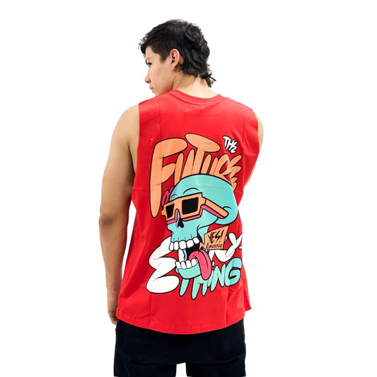 Camiseta Tank The Future Roja