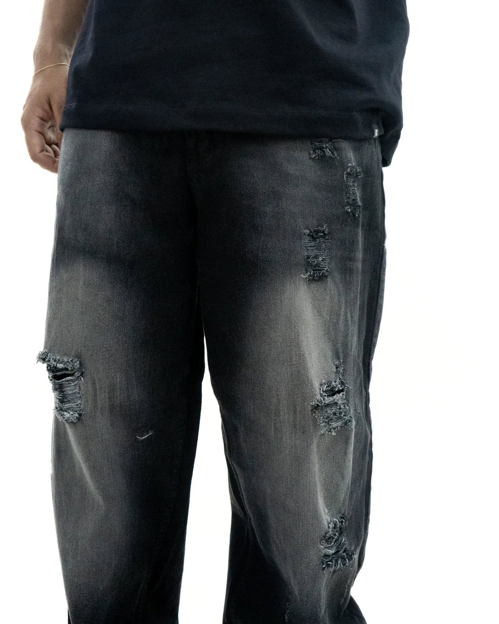 Jean Baggy BASIC BLACK WASHED