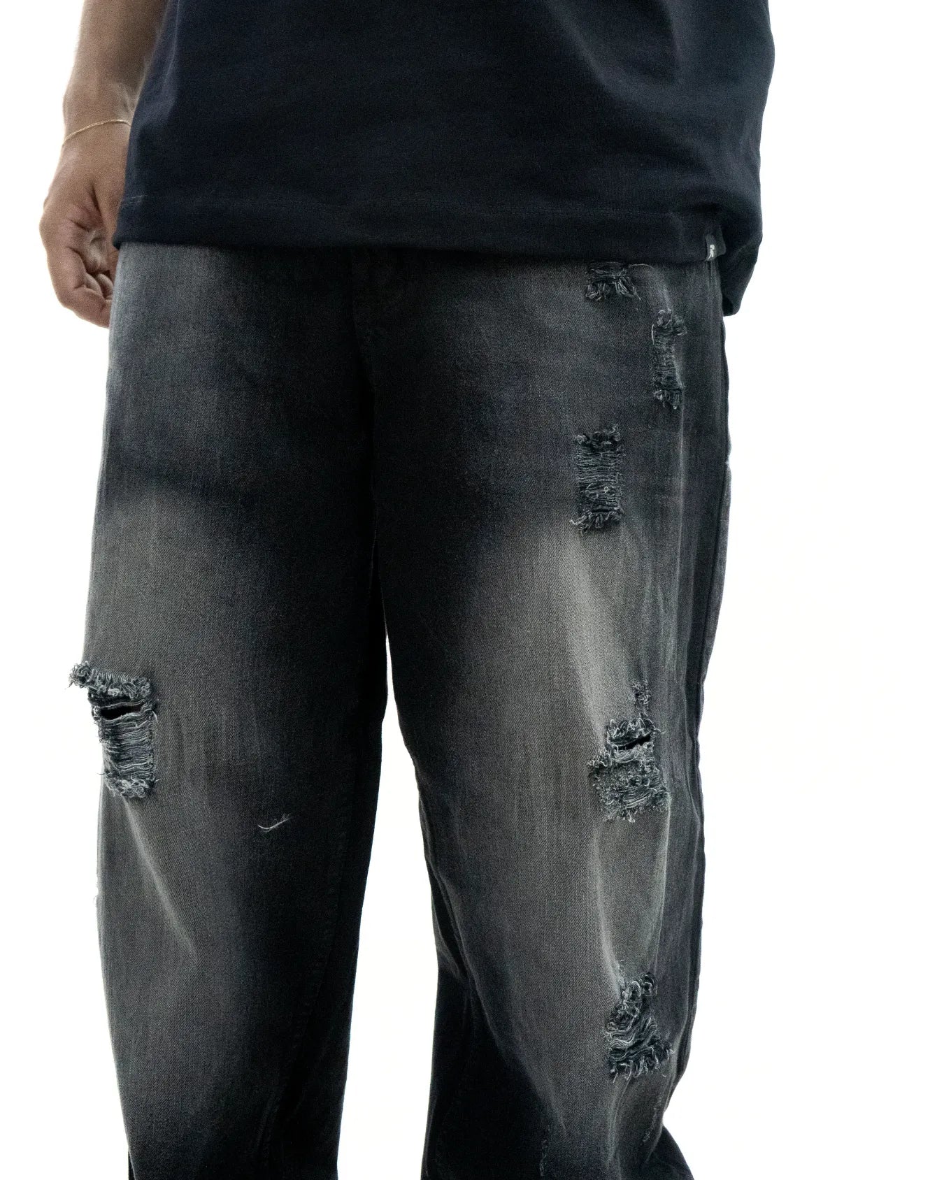 Jean Baggy BASIC BLACK WASHED
