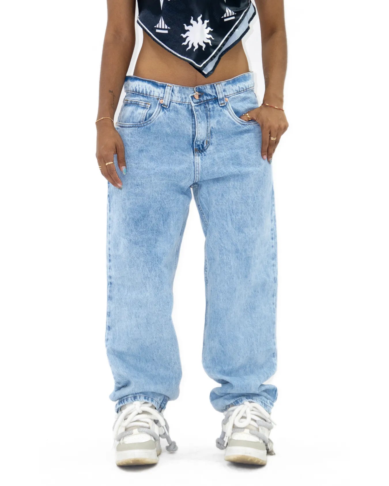 Jean Baggy BASIC BLUE WASHED