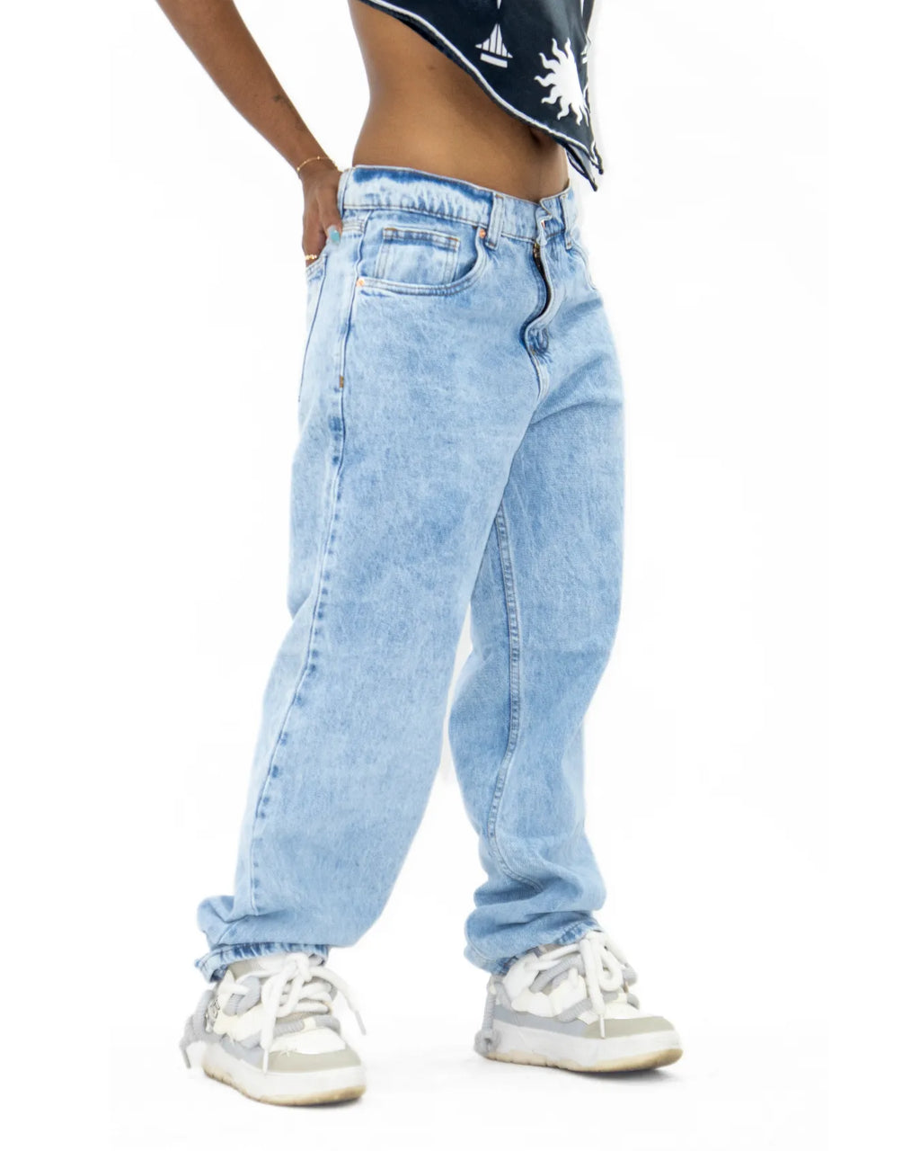 Jean Baggy BASIC BLUE WASHED