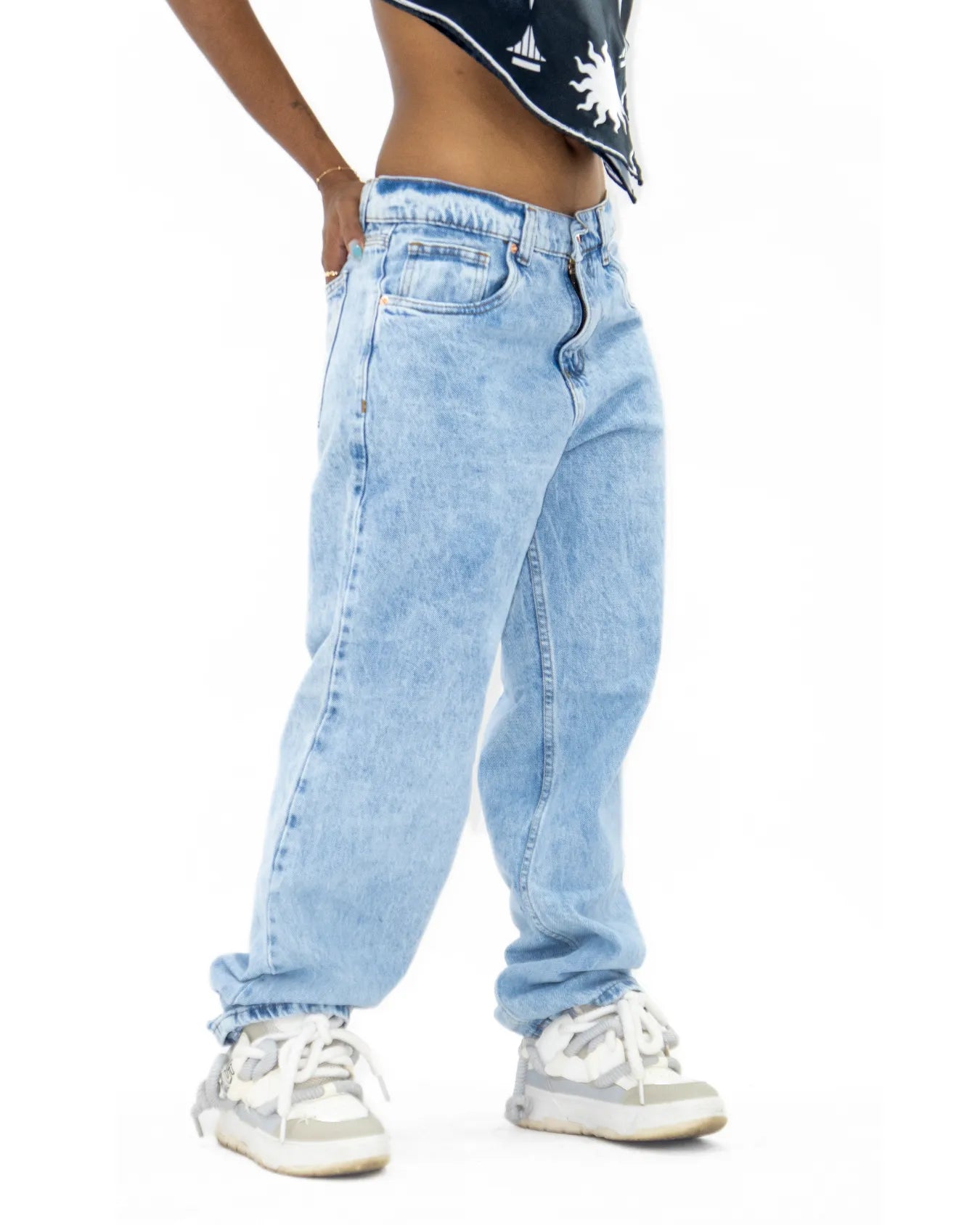 Jean Baggy BASIC BLUE WASHED