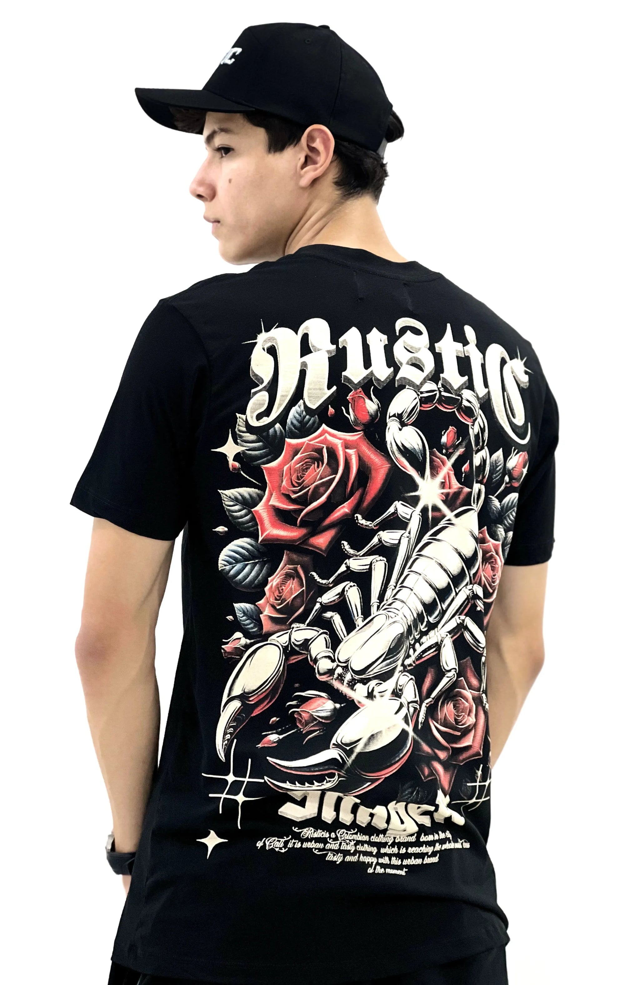 Camiseta Urbana Scorpion Roses