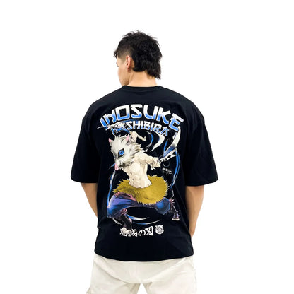 Camiseta Oversize Inosuke Hashibira