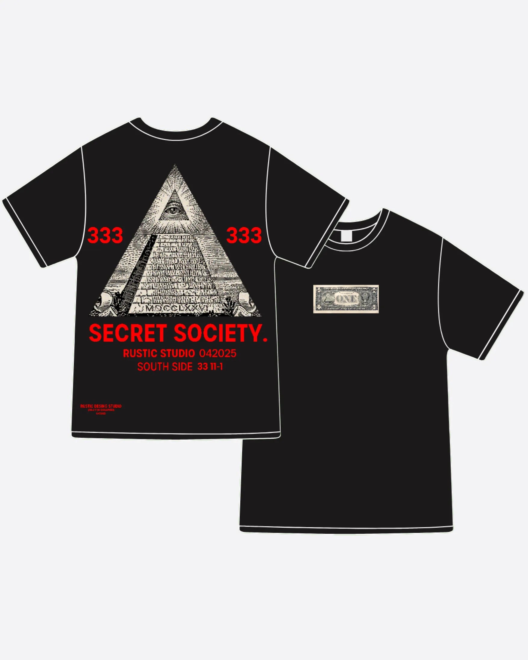 Camiseta SS1 Eye of Providence Negra