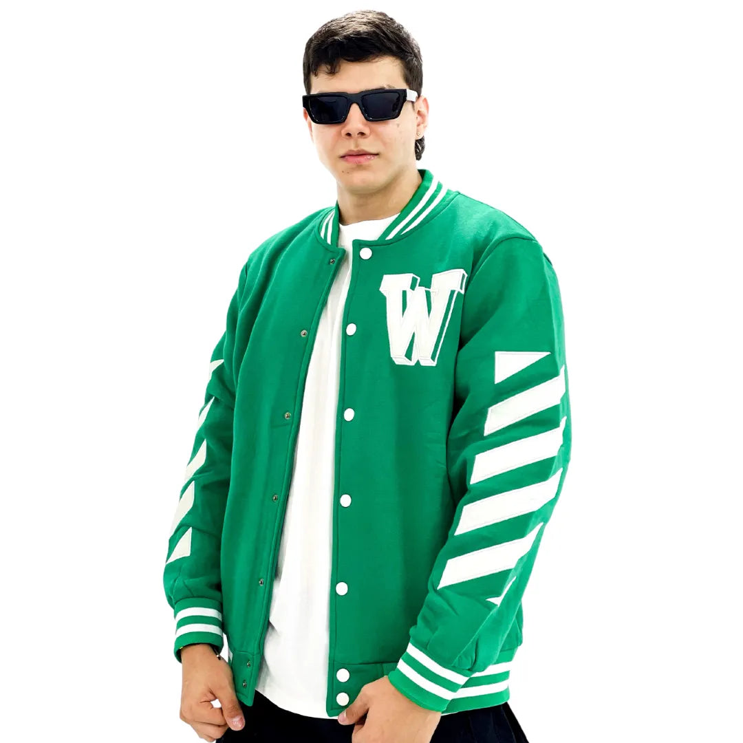 Chaqueta Varsity West side Verde