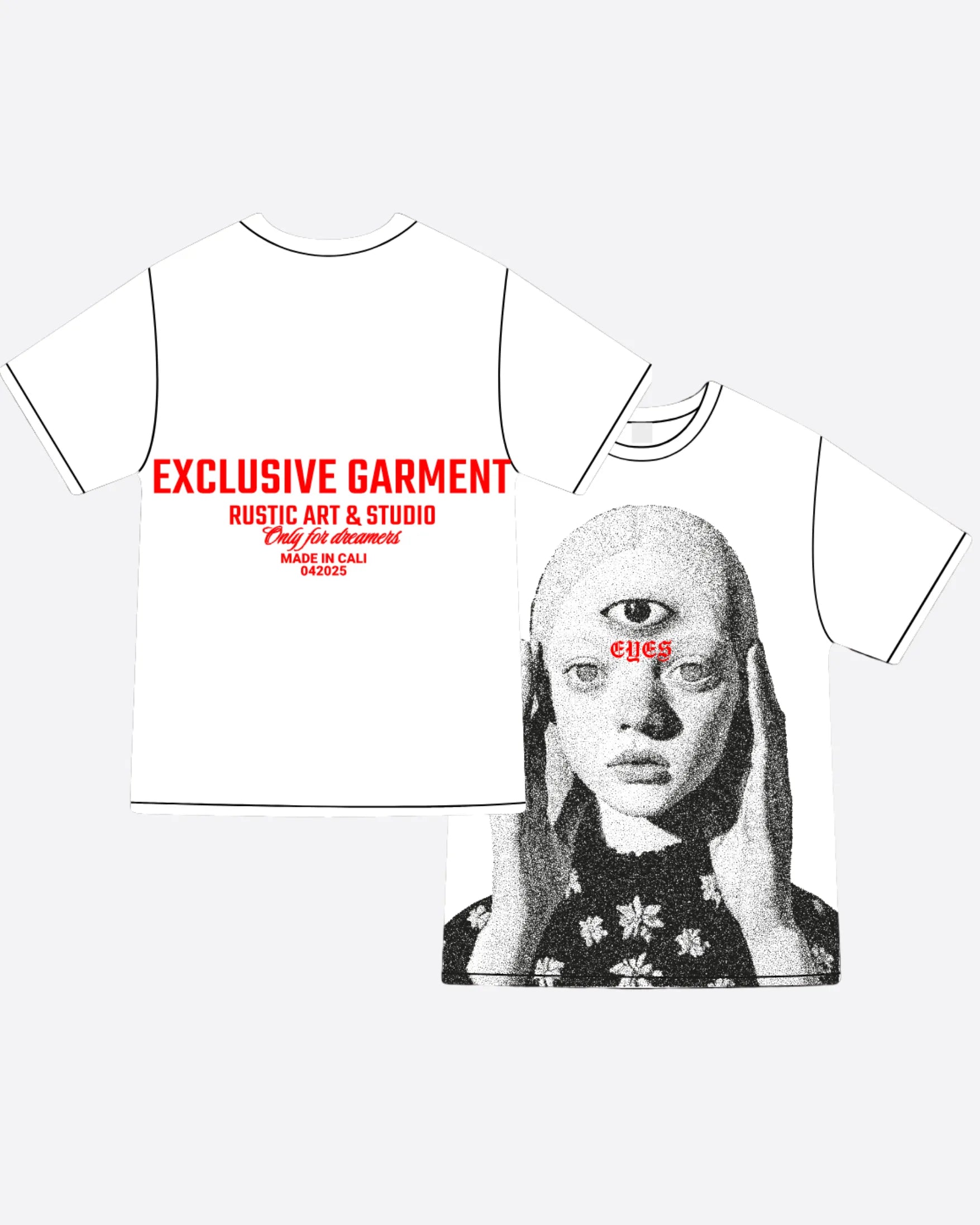 Camiseta SS1 Child Eye Blanca