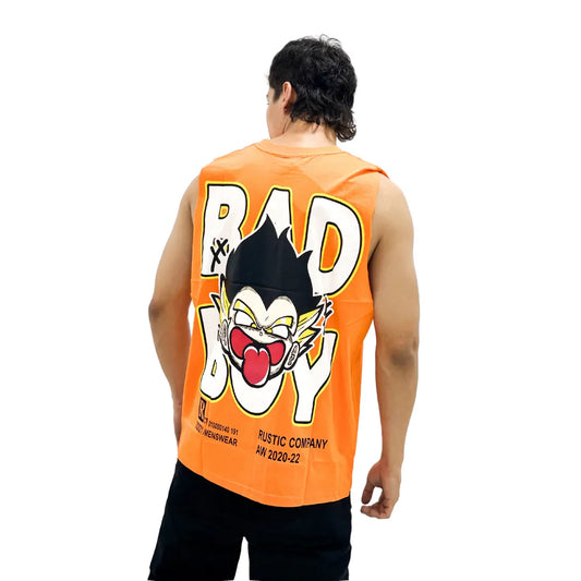 Camiseta Tank Bad Boy Naranja