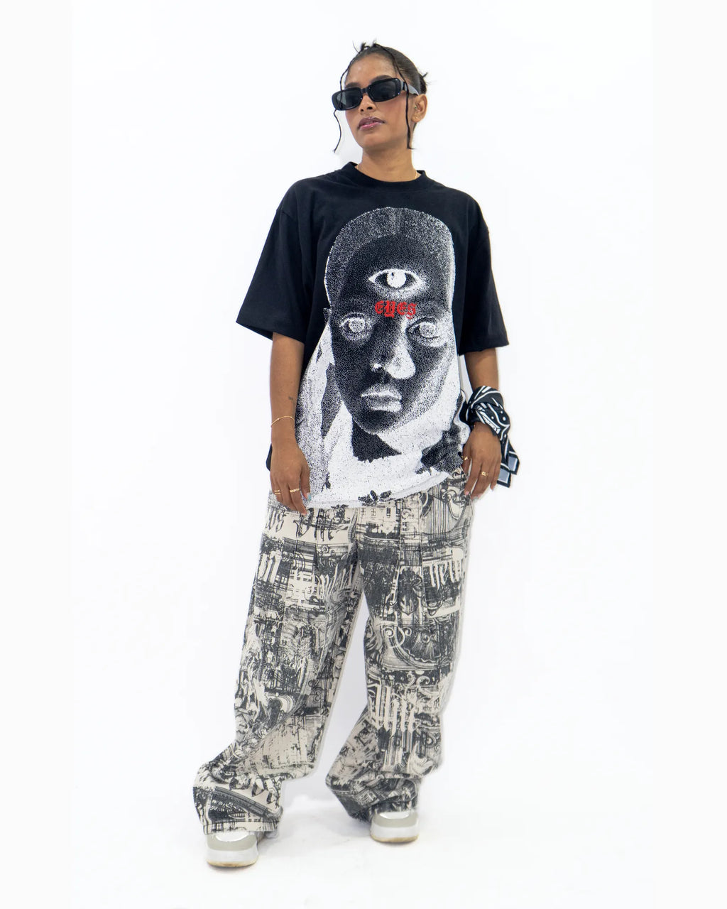 Camiseta SS1 Child Eye Negro