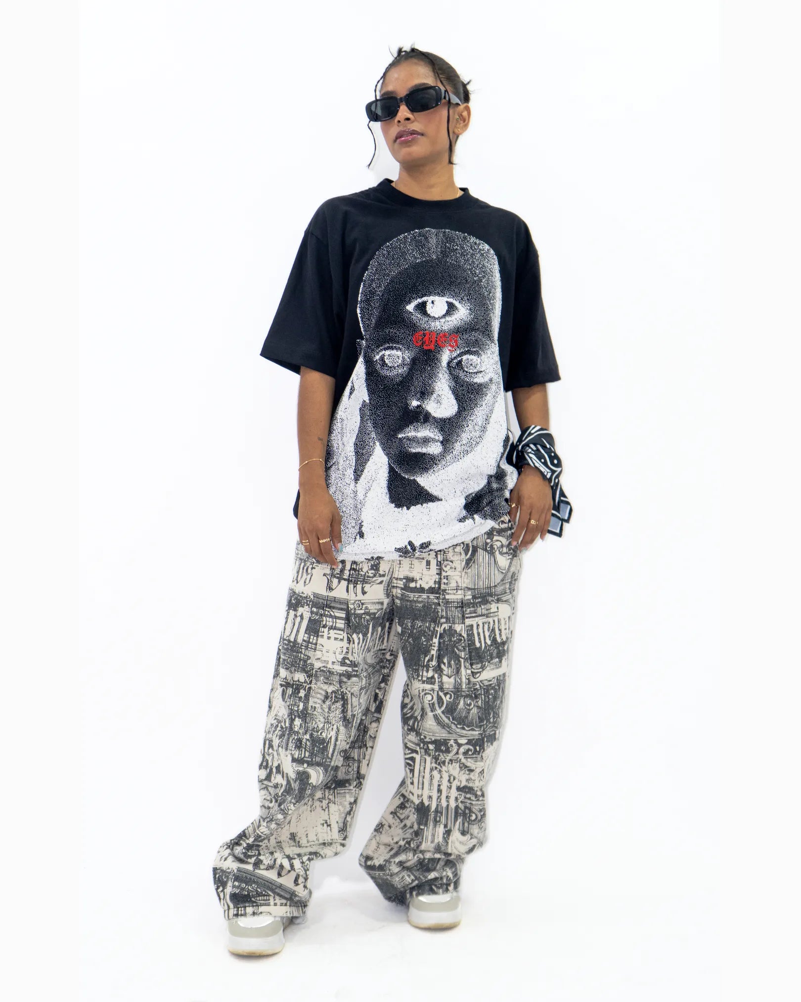Camiseta SS1 Child Eye Negro