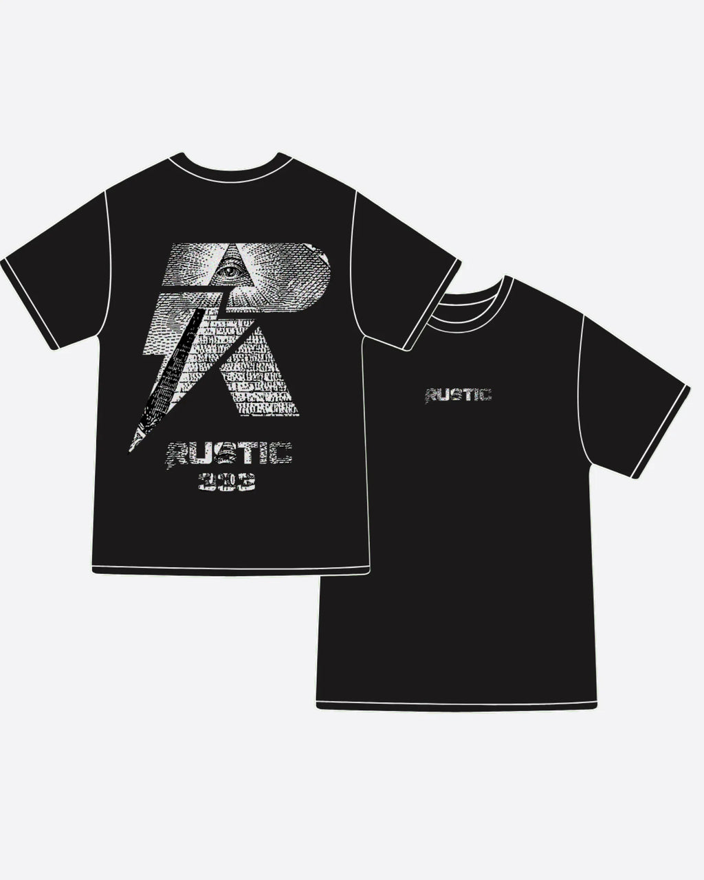 Camiseta SS1 R Iluminati Negra