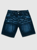 Bermuda de Jean Hombre – Lavado Azul con Efecto Desgastado