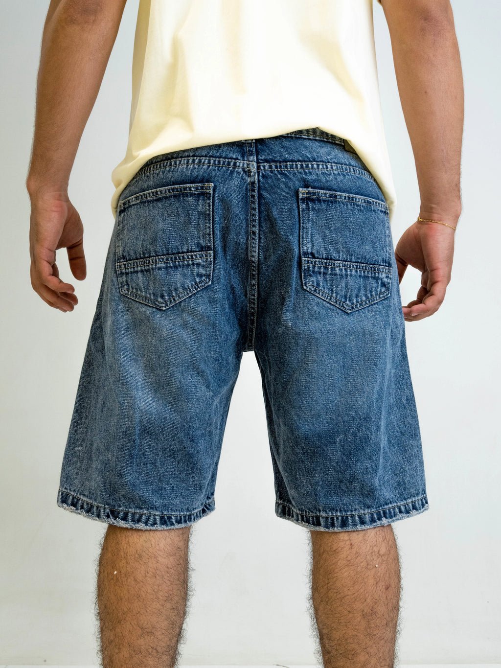 Bermuda Denim Blue "Acid Wash"