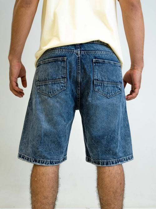 Bermuda Denim Blue "Acid Wash"