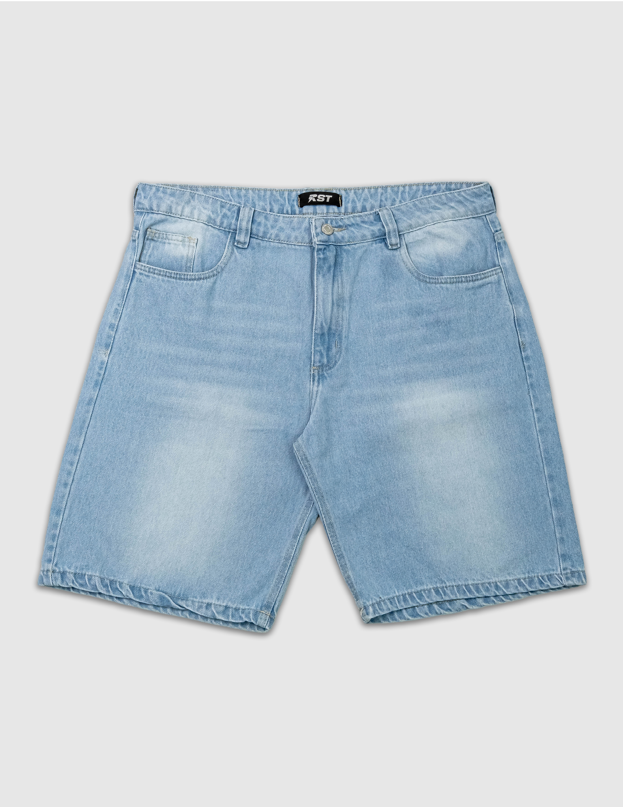 Bermuda De Jeans Ice Blue Rustic