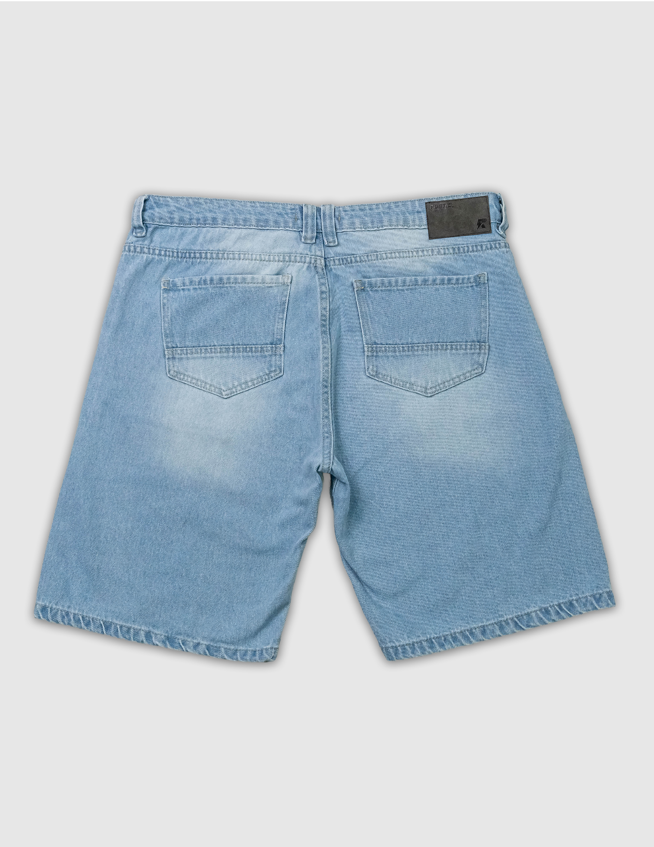 Bermuda De Jeans Ice Blue Rustic