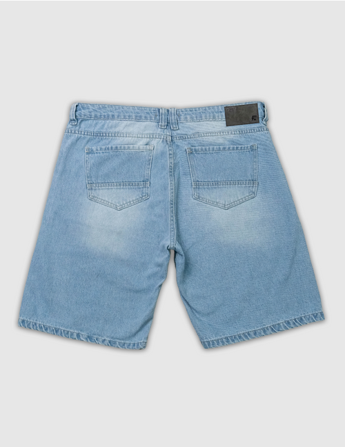 Bermuda De Jeans Ice Blue Rustic