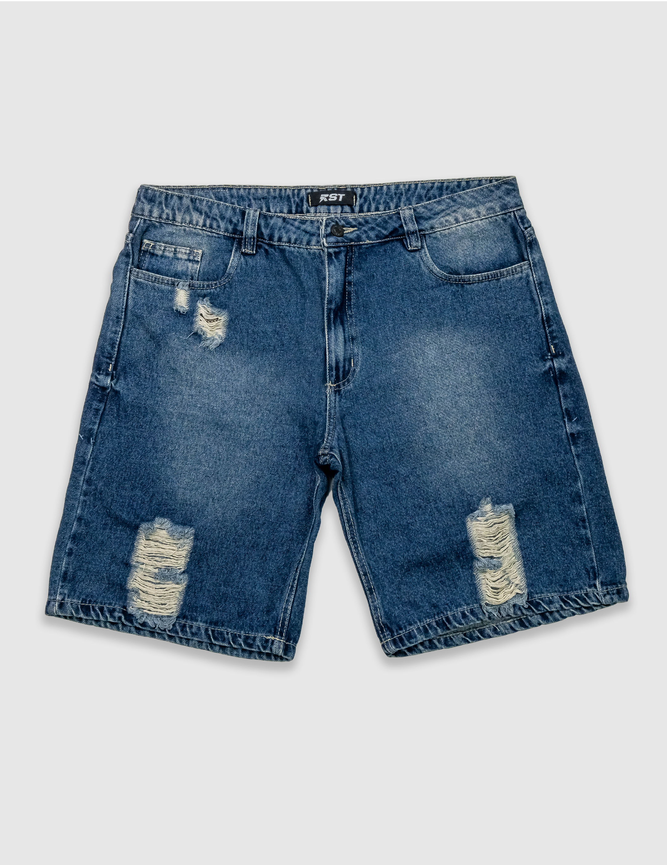Bermuda Urban Blue Destroyed Rustic