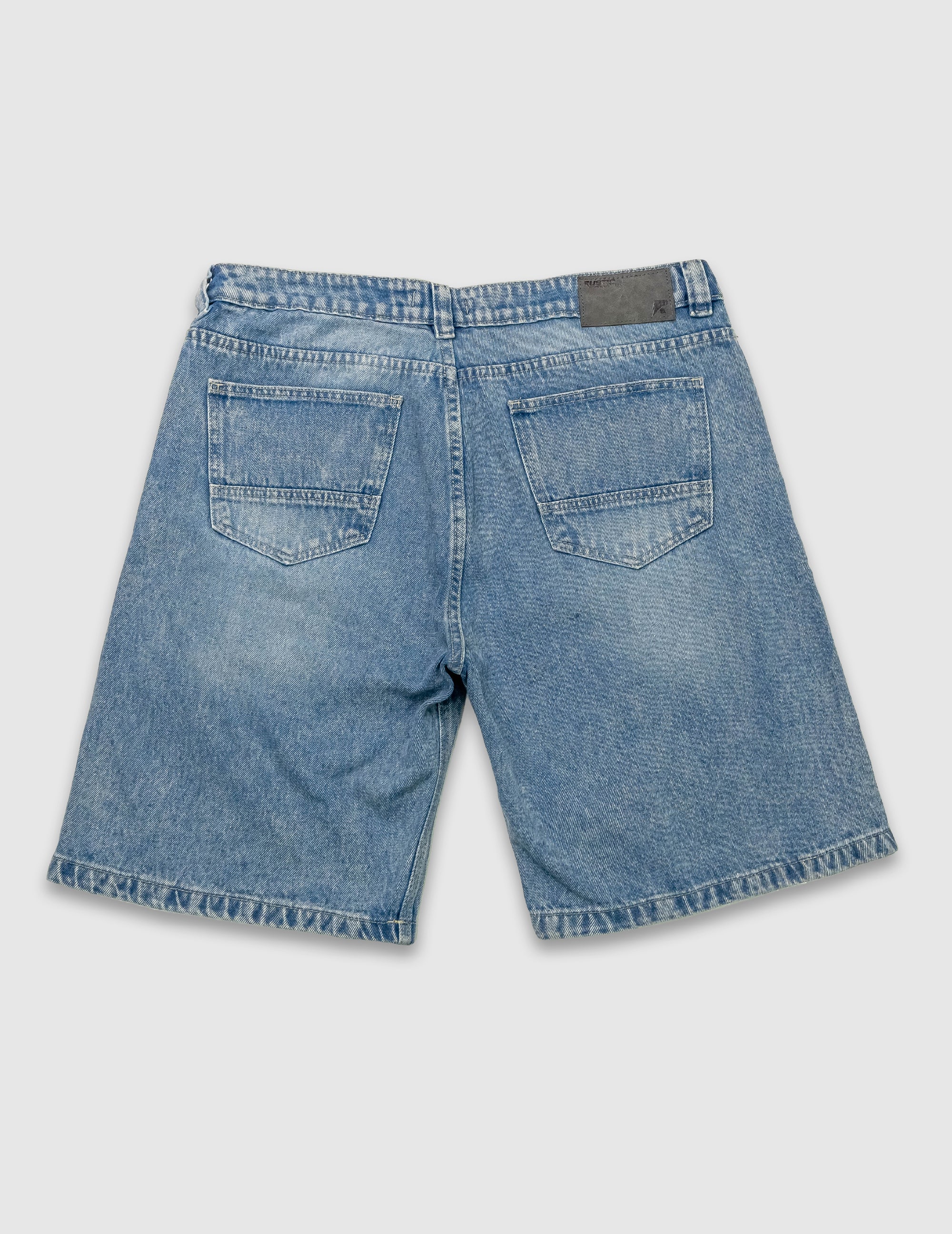 Bermuda Jean Hombre Azul  Destroyed Urban Style