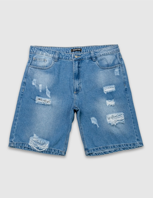 Bermuda Jean Hombre Azul Wear