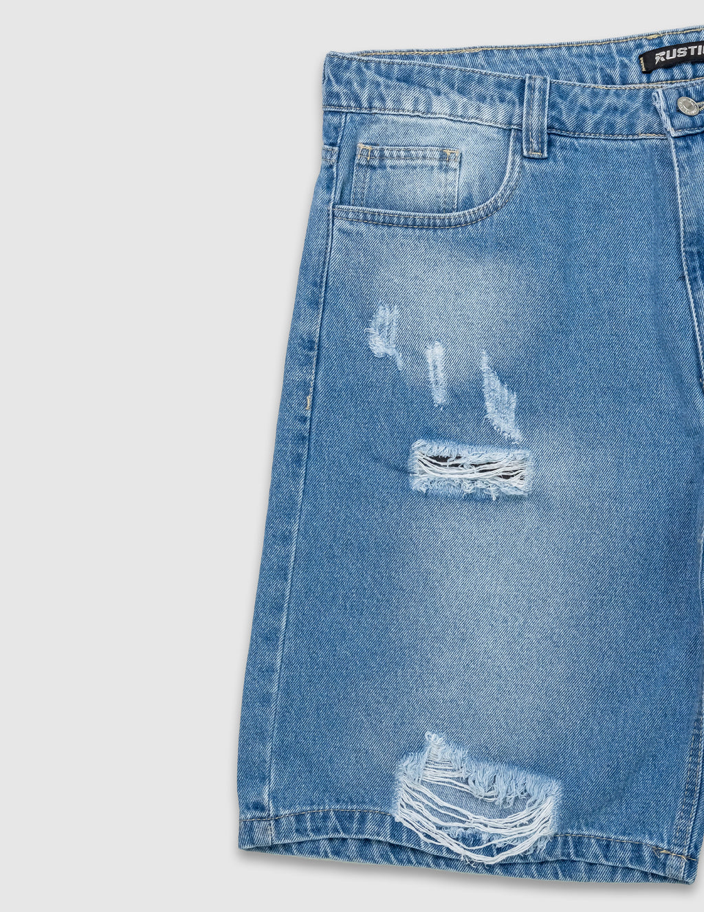 Bermuda Jean Hombre Azul Wear