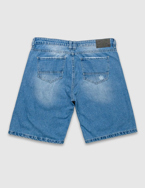 Bermuda Jean Hombre Azul Wear