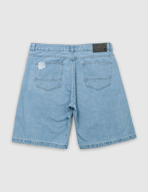 Bermuda Jean Hombre Broken Light Blue Urban Fit