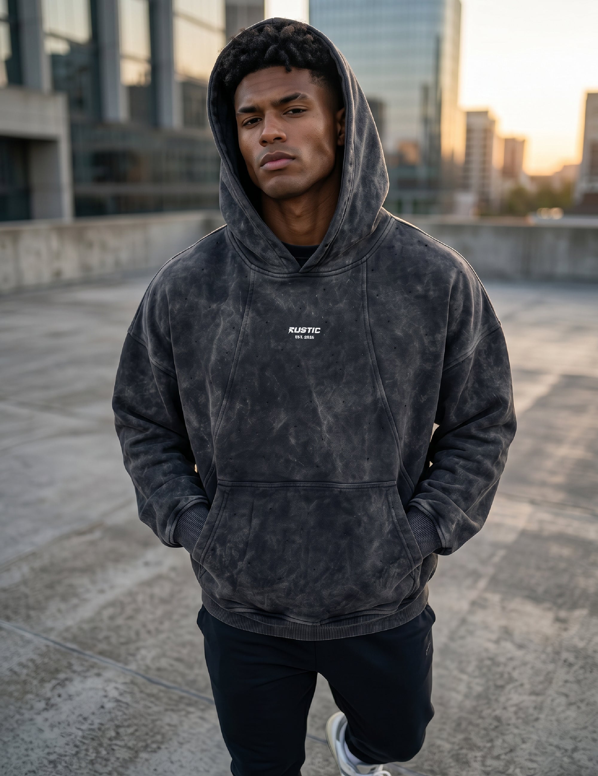 Hoodie Acid Wash
