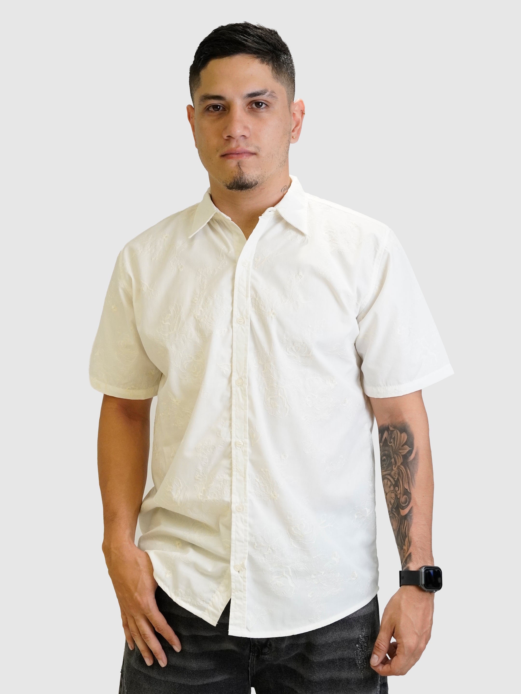 CAMISA BORDAD FLORES