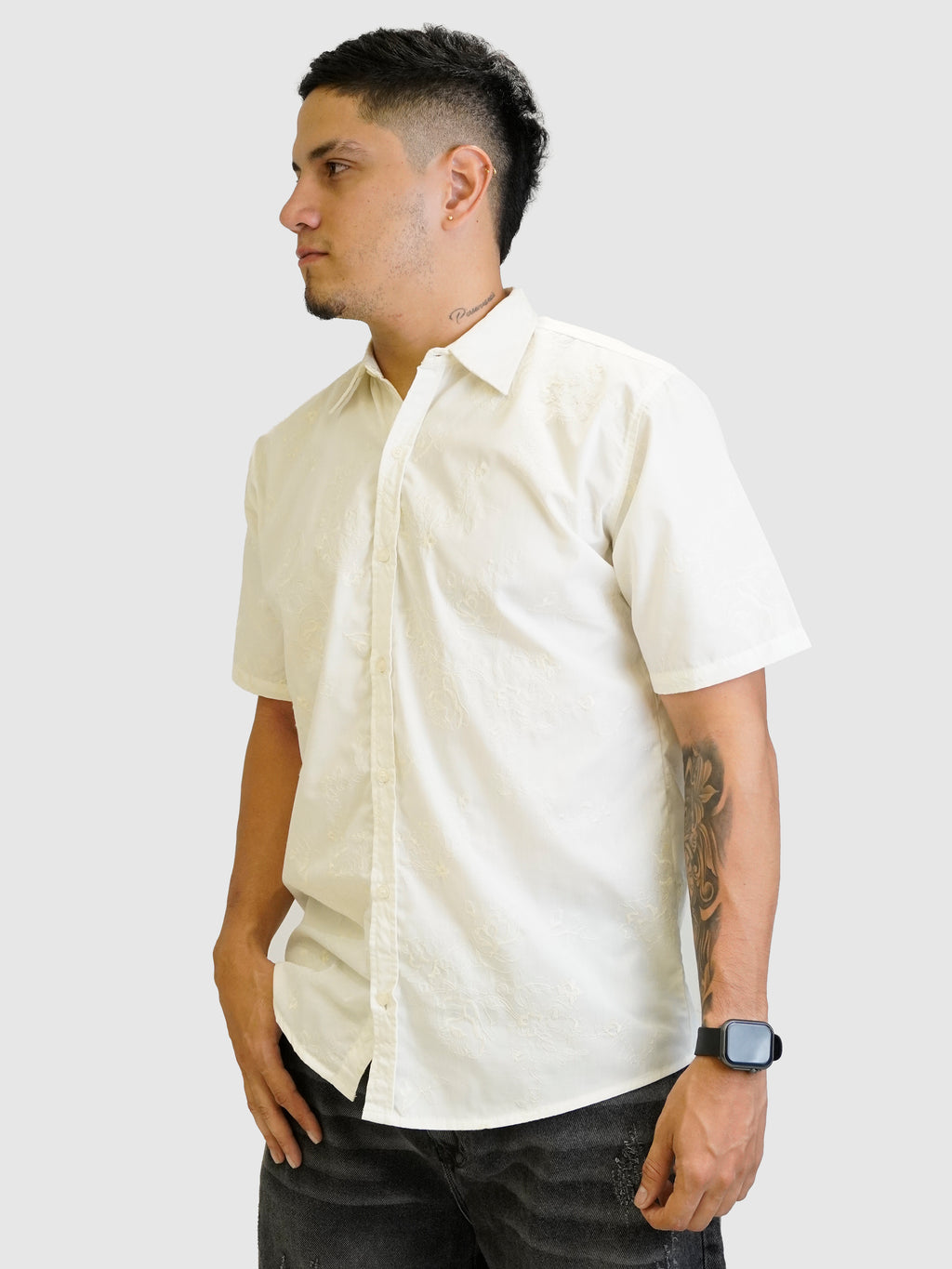 CAMISA BORDAD FLORES