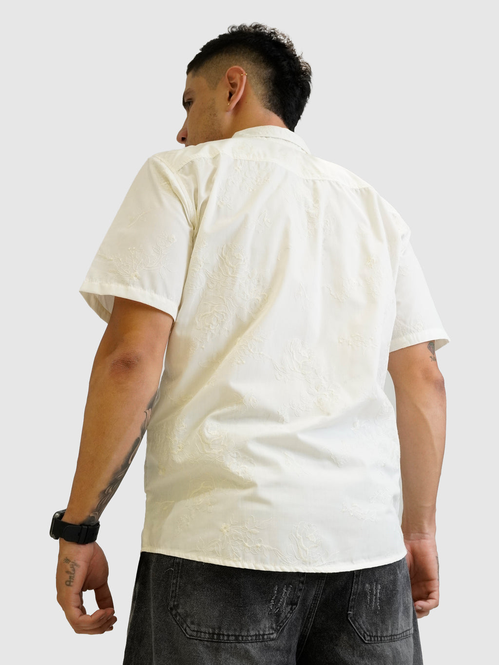 CAMISA BORDAD FLORES