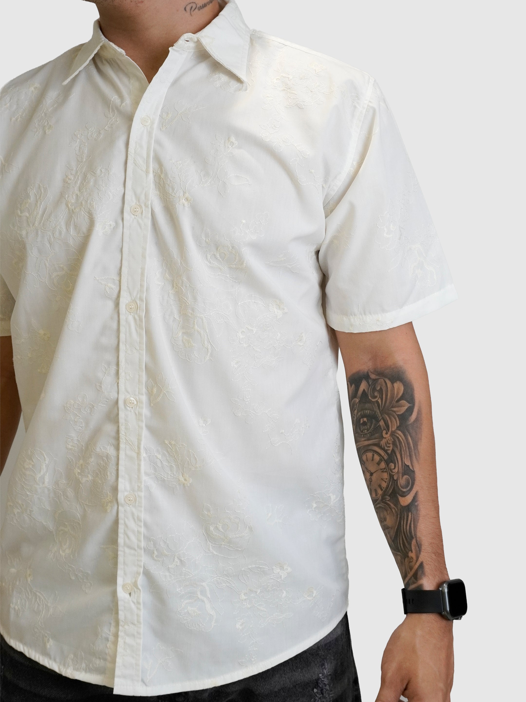 CAMISA BORDAD FLORES
