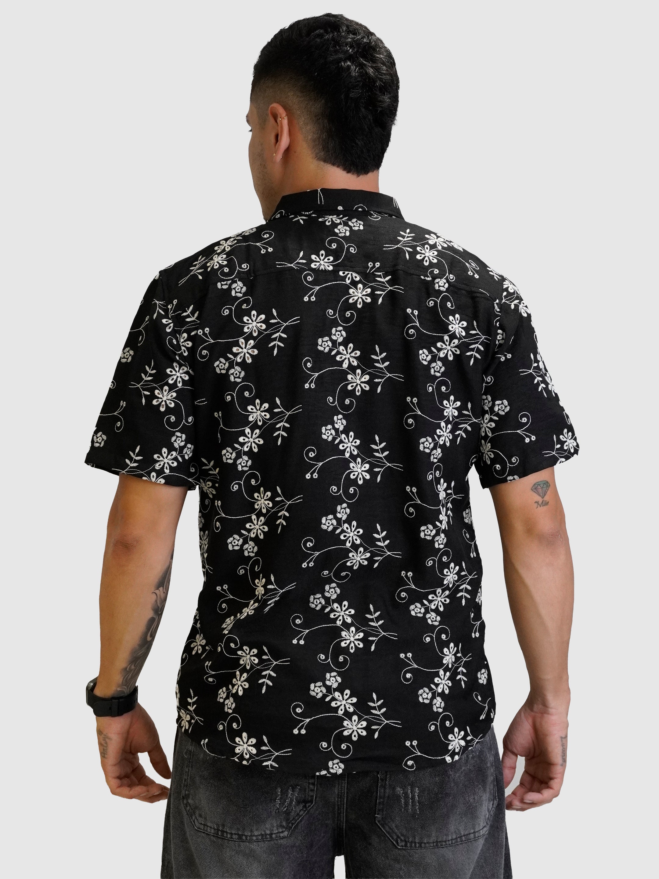 CAMISA BORDAD FLORES