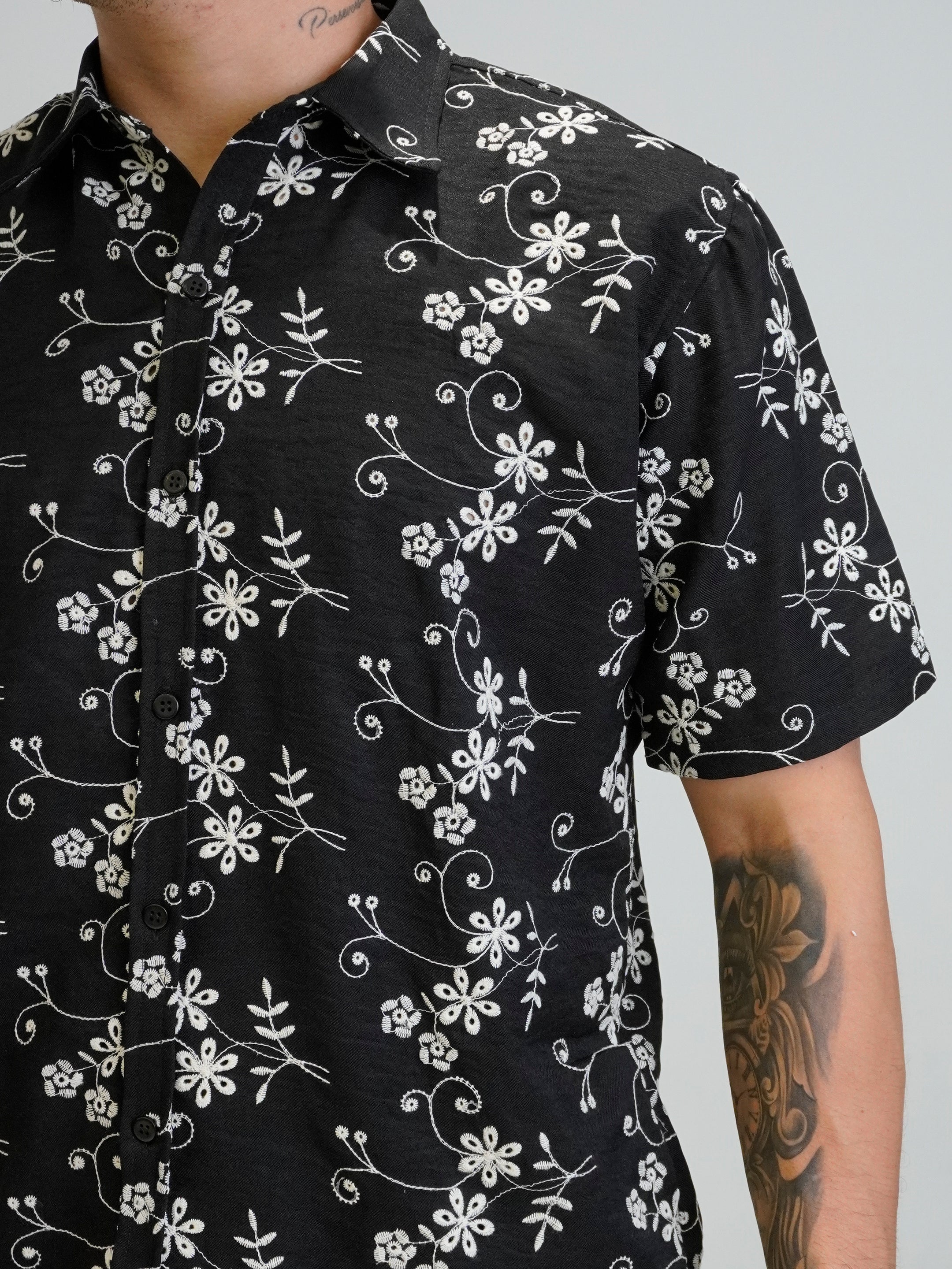 CAMISA BORDAD FLORES
