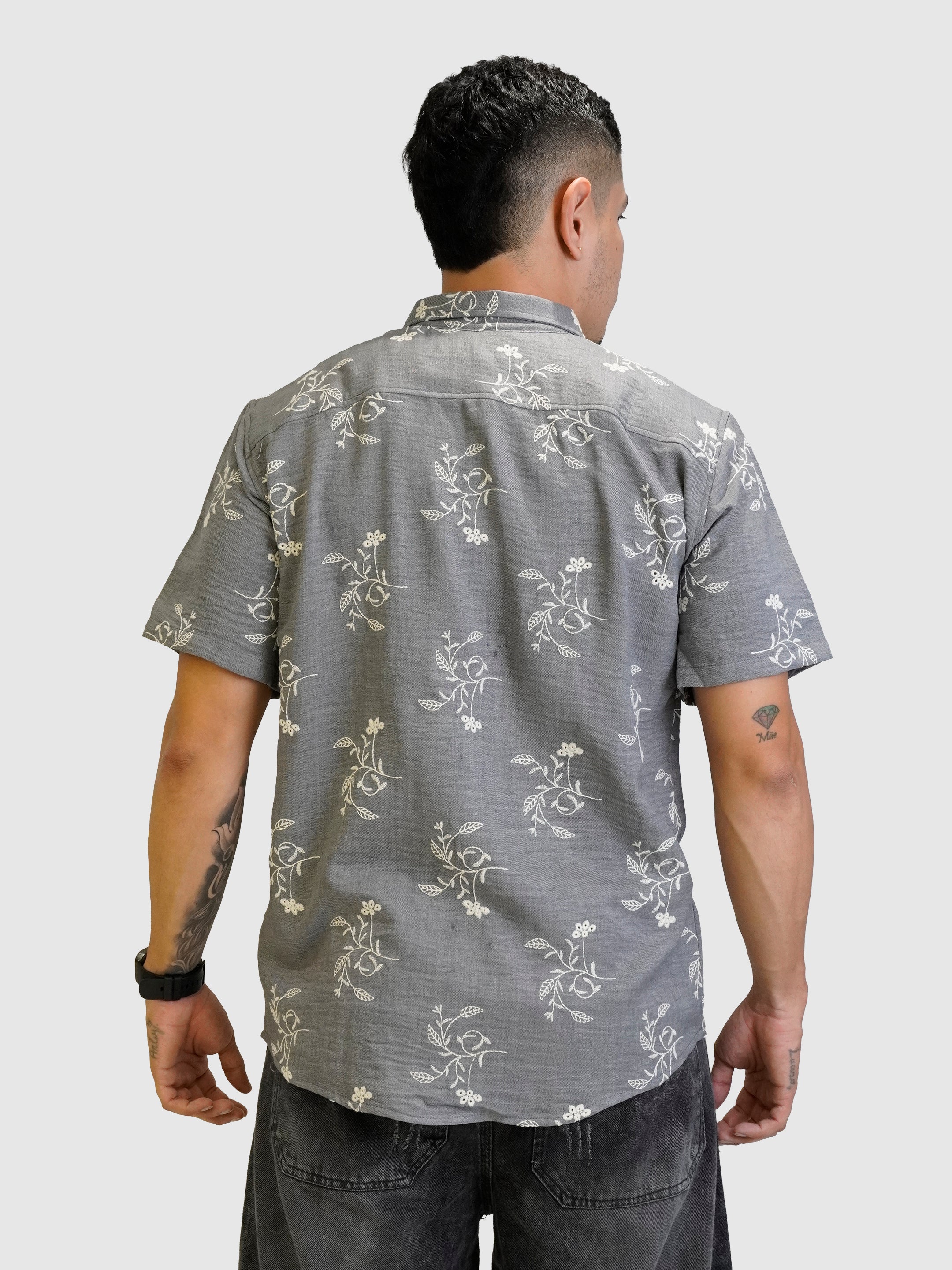 CAMISA BORDAD FLORES
