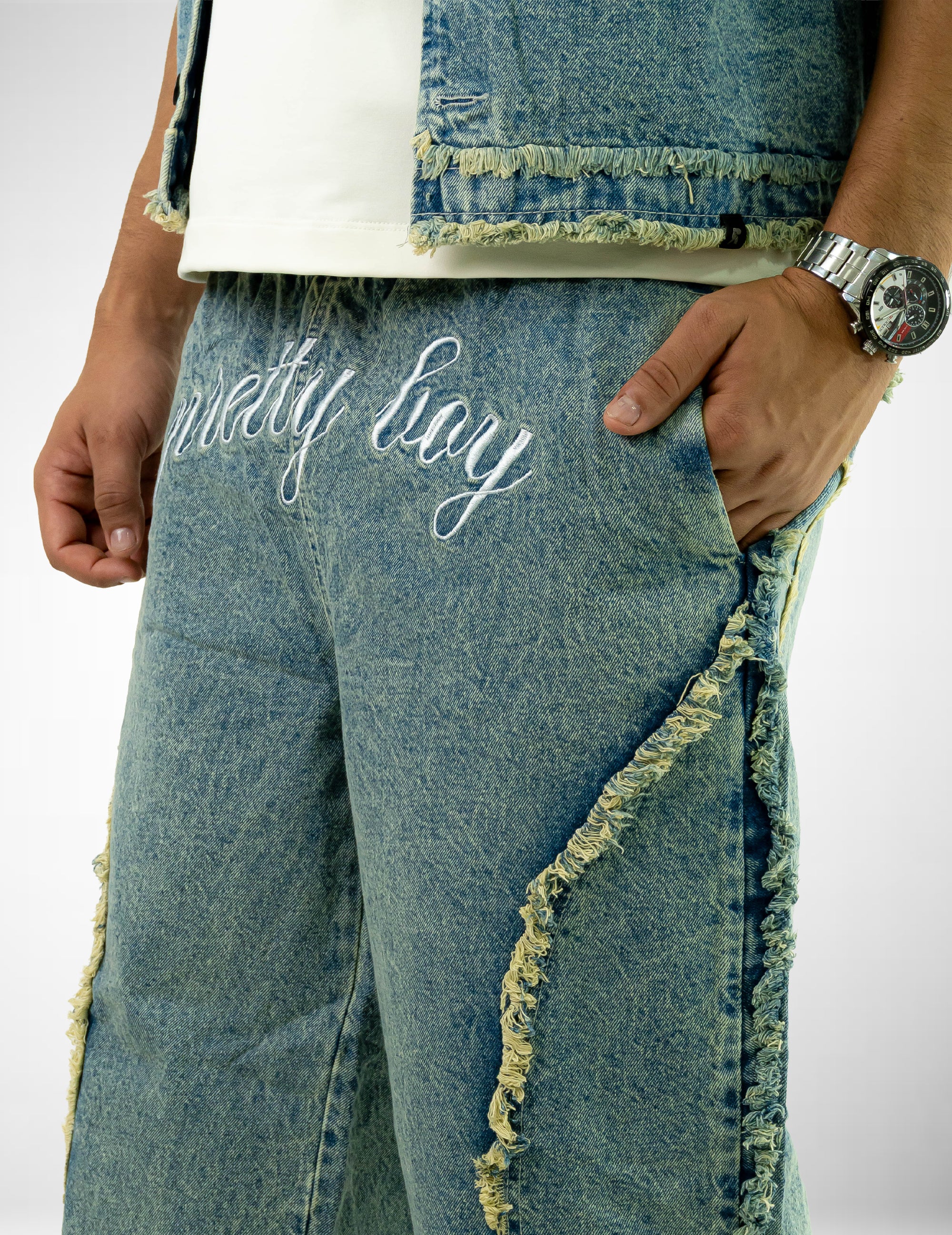 Conjunto Jeans Destroyed
